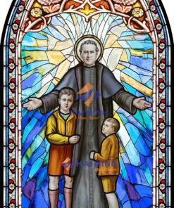 Tranh kính nhà thờ: Thánh Don Bosco